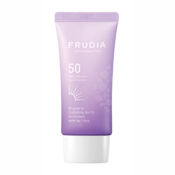Frudia Blueberry Hydrating Air Fit Ενυδατική Αντηλιακή Προστασία Με Μύρτιλο Spf50