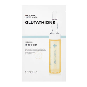 Missha Mascure Whitening Solution Sheet Mask Glutathione