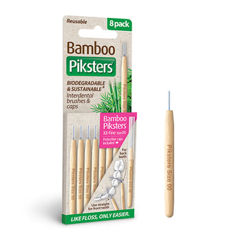 Piksters Bamboo Interdental Brushes Size 00