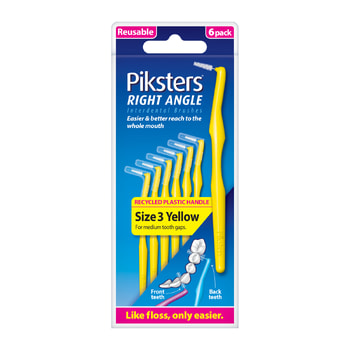 Piksters Right Angle Size 3 Interdental Brushes