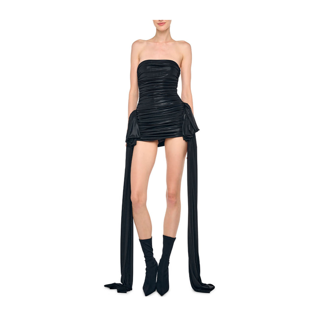 velvet embroidered dress VOGUE VISTAS VELVET EMBROIDERED DRESS BY ZAIWA ZB7 – The Zaibai