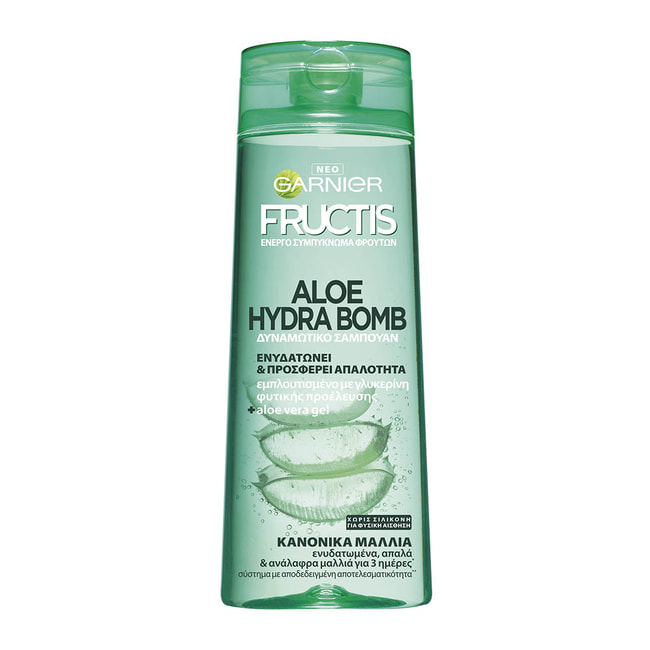 FRUCTIS Shampoo Hydrates Normal Hair Aloe Hydra Bomb | Hondos Center