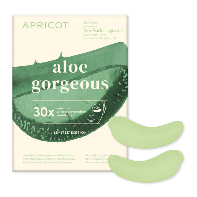 APRICOT Reusable Eye Patch With Aloe Vera Limited Edition - Aloe Gorgeous  Eyes | Hondos Center