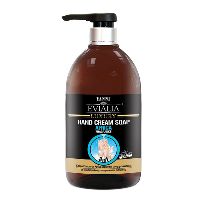 EVIALIA Luxury Hand Cream Soap Africa with Hydrating Cream & Aloe Vera |  Hondos Center