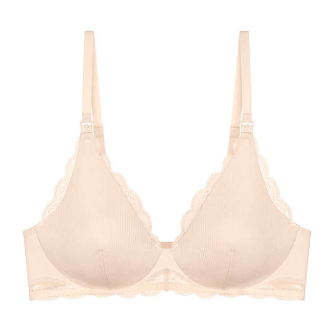 Triumph Lace Maternity Bra in Natural